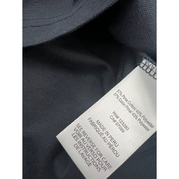 Travis Mathew Men Golf Polo Shirt Pima Cotton Polyester Lightweight Black M - Picture 5 of 5